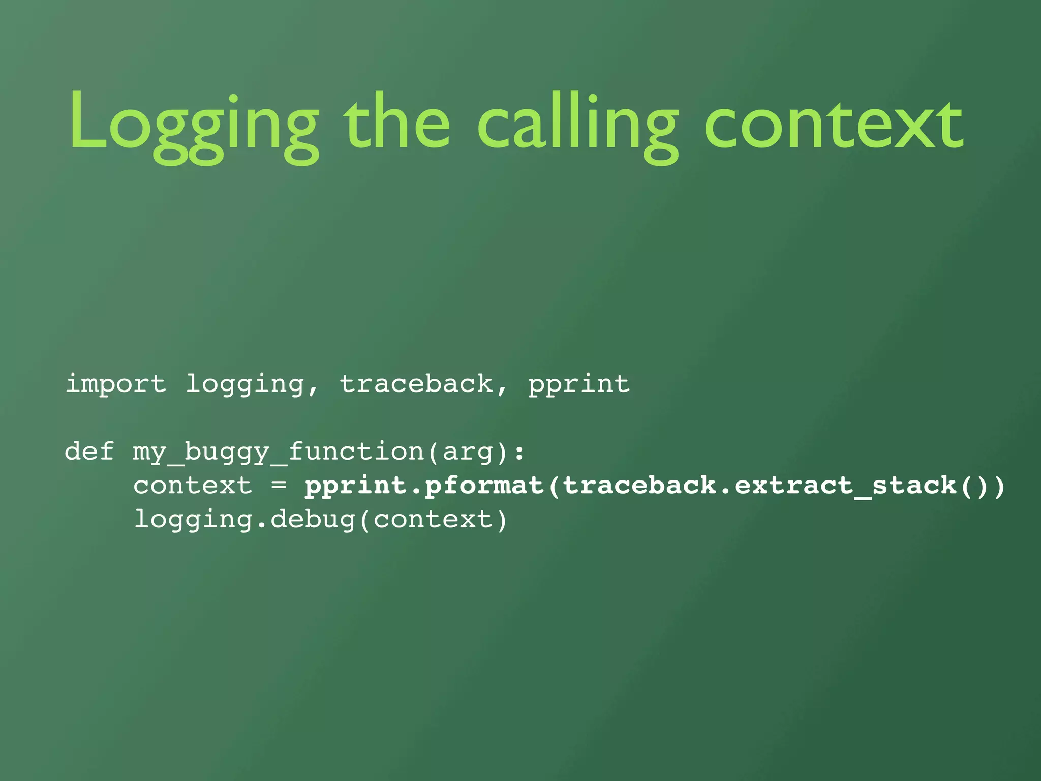 Debugging Django