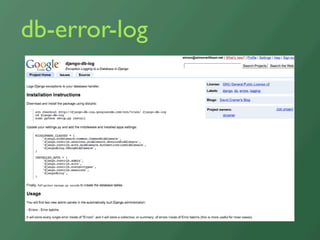 Debugging Django