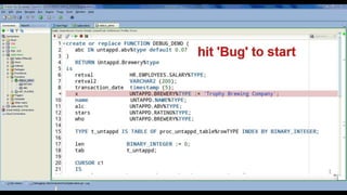 Debugging PL/SQL from your APEX Applications with Oracle SQL Developer