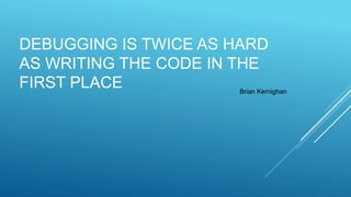 Debugging Presentation Rehman Ali.pptx