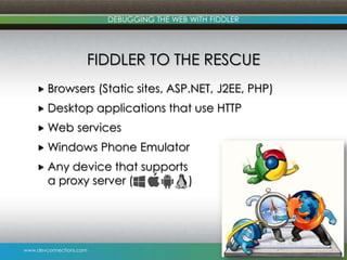 Debugging with Fiddler | PPTX