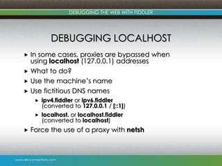Debugging with Fiddler | PPTX