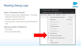 Buckeye Dreamin' 2023: De-fogging Debug Logs | PDF