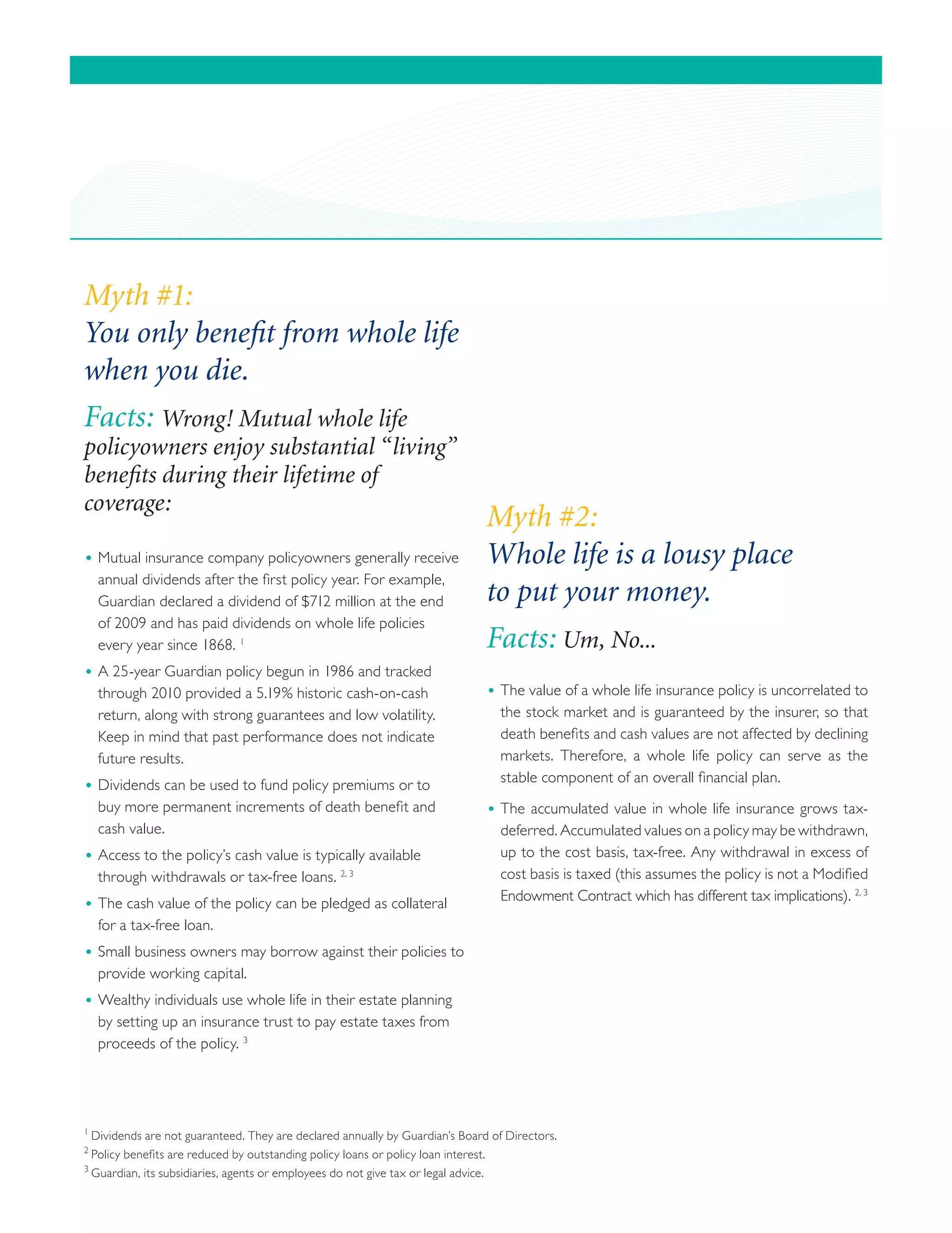 Debunking the Myths about Life Insurance | PDF