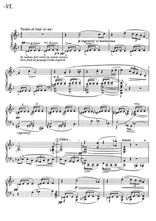 Preludio "Des pas sur la neige" de Claude Debussy