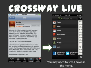 You may need to scroll down in
         the menu.
 
