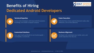 Hire Expert Android App Developers for Scalable, Secure Mobile ...