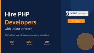 Hire Expert PHP Developers for Scalable, Secure Web Applications | PPTX