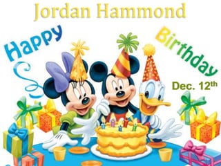 Dec. 12th
Jordan Hammond
 