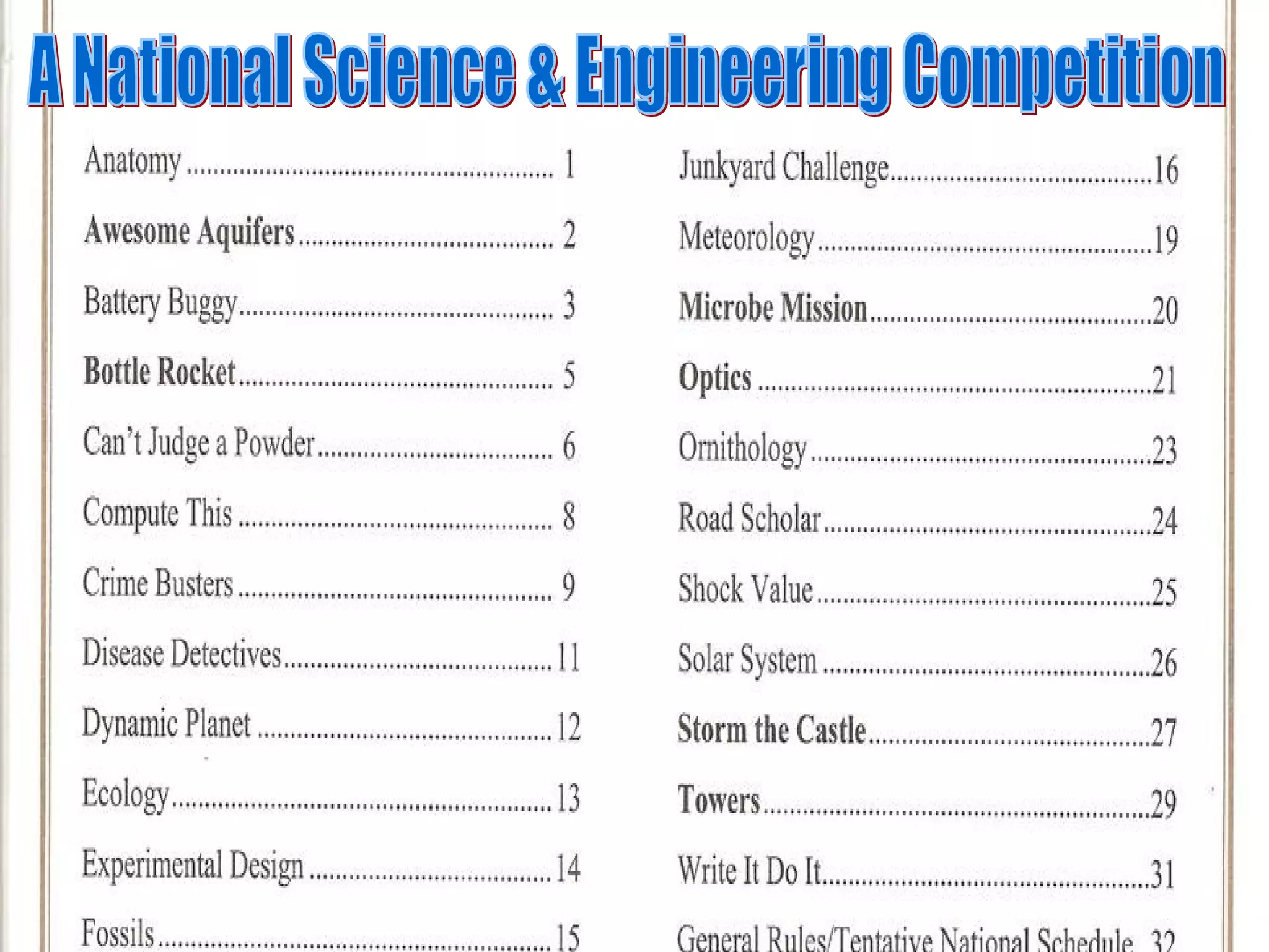 Dec13th scienceolympiadmeetingparents | PPT