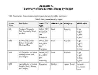 Designed for use by implementers
•  Prescriptive in nature
•  Lots of tables and charts
 