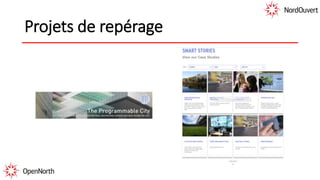 Projets de repérage
 