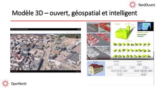 Modèle 3D – ouvert, géospatial et intelligent
 