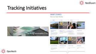 Tracking Initiatives
 