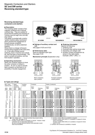 01 - Contactor - Fuji Electric | PDF