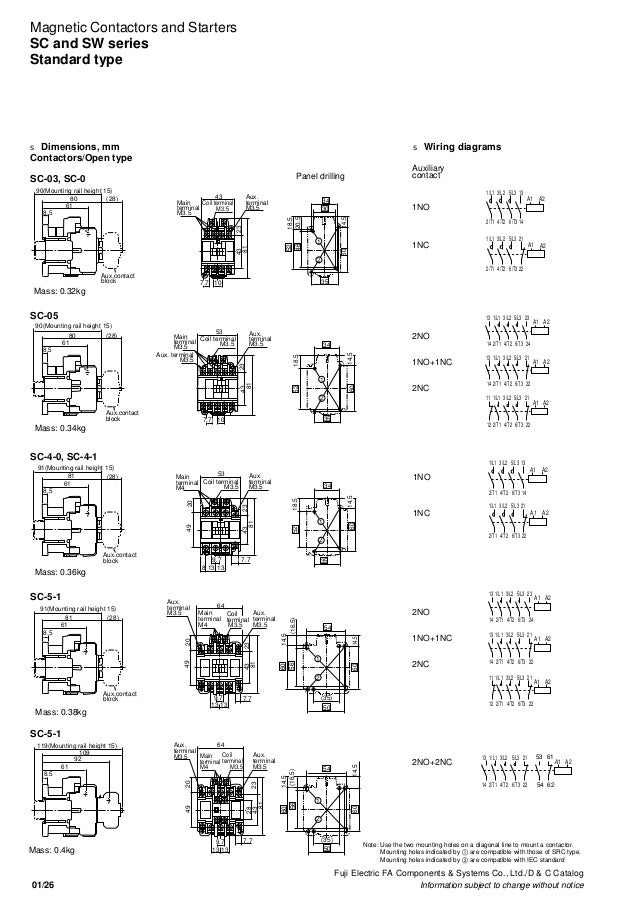01 Contactor Fuji Electric