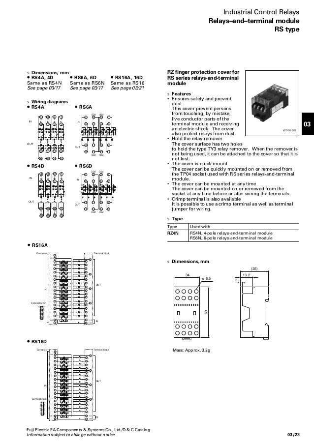 03 Control Relays Amp Timer Fuji Electric
