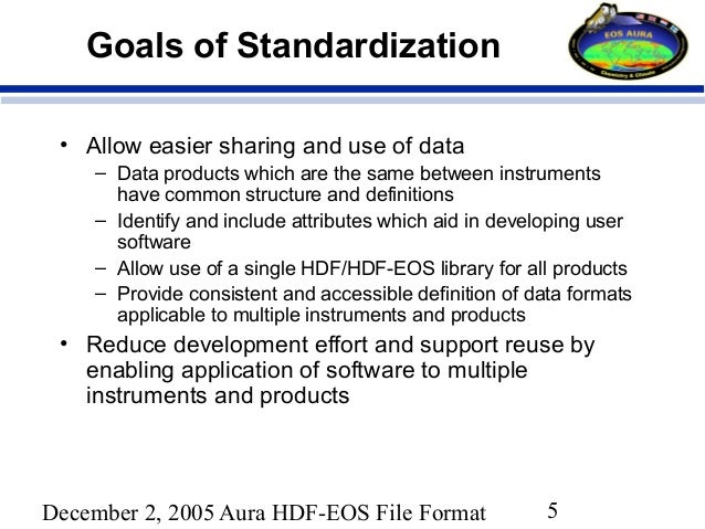 aura hdf eos file format guidelines overview and status hdf file format