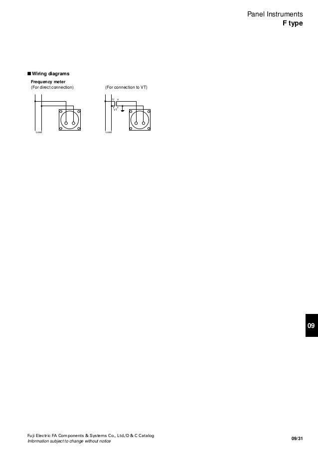 09 - Measuring Instuments - Fuji Electric 1s meter wiring 
