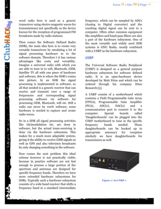 Issue 23 – Dec 2011 | Page - 4




word radio here is used as a generic              frequency, which can be sampled by AD...