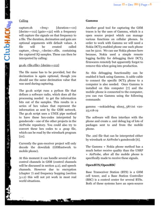 Issue 23 – Dec 2011 | Page - 6




Calling                                         Gammu

capture.sh       <freq>       [d...