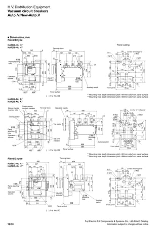 12 - VCB & VMC - Fuji Electric | PDF