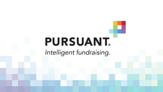 Intelligent fundraising.
 