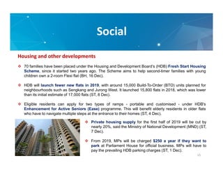 Social
15
 70 families have been placed under the Housing and Development Board’s (HDB) Fresh Start Housing
Scheme, since...