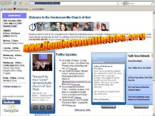 www.HendersonvilleCOG.org 