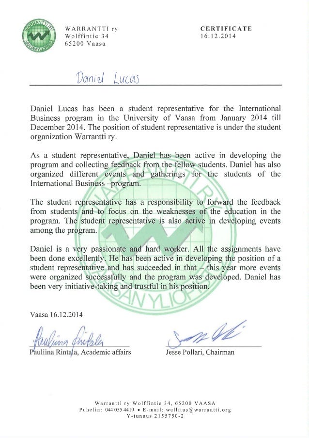 mib student representative letter of reference letters of reference for students
