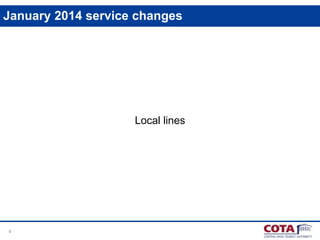 January 2014 service changes

Local lines

4

 