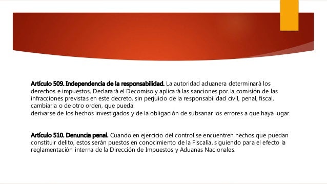 Decreto 390 art 486 al 508