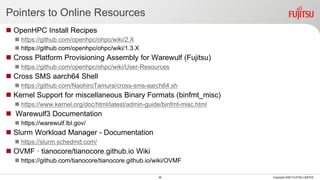 Introducing OpenHPC Cross Platform Provisioning Assembly for Warewulf | PDF