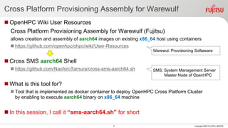 Introducing OpenHPC Cross Platform Provisioning Assembly for Warewulf | PDF