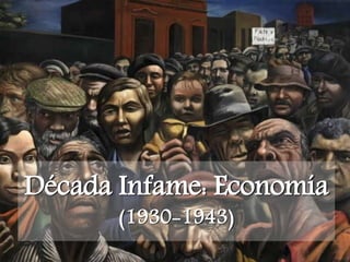 Década Infame: Economía
(1930-1943)
 
