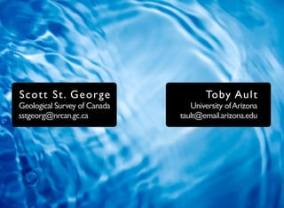 Decadal Signals In Precipitation