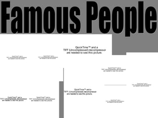 Famous People 