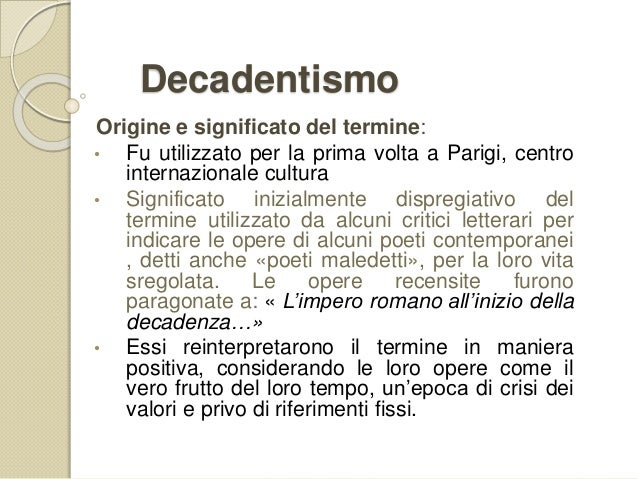 Decadentismo