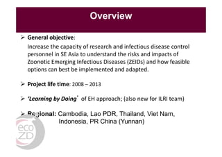 A decade of EcoHealth One Health in Southeast Asia: An inventory on selected initiatives, experiences and lessons learned