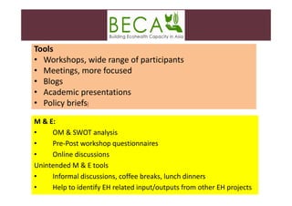 A decade of EcoHealth One Health in Southeast Asia: An inventory on selected initiatives, experiences and lessons learned