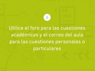 Decálogo del buen estudiante virtual