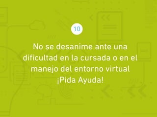 Decálogo estudiante virtual