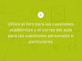Decálogo estudiante virtual