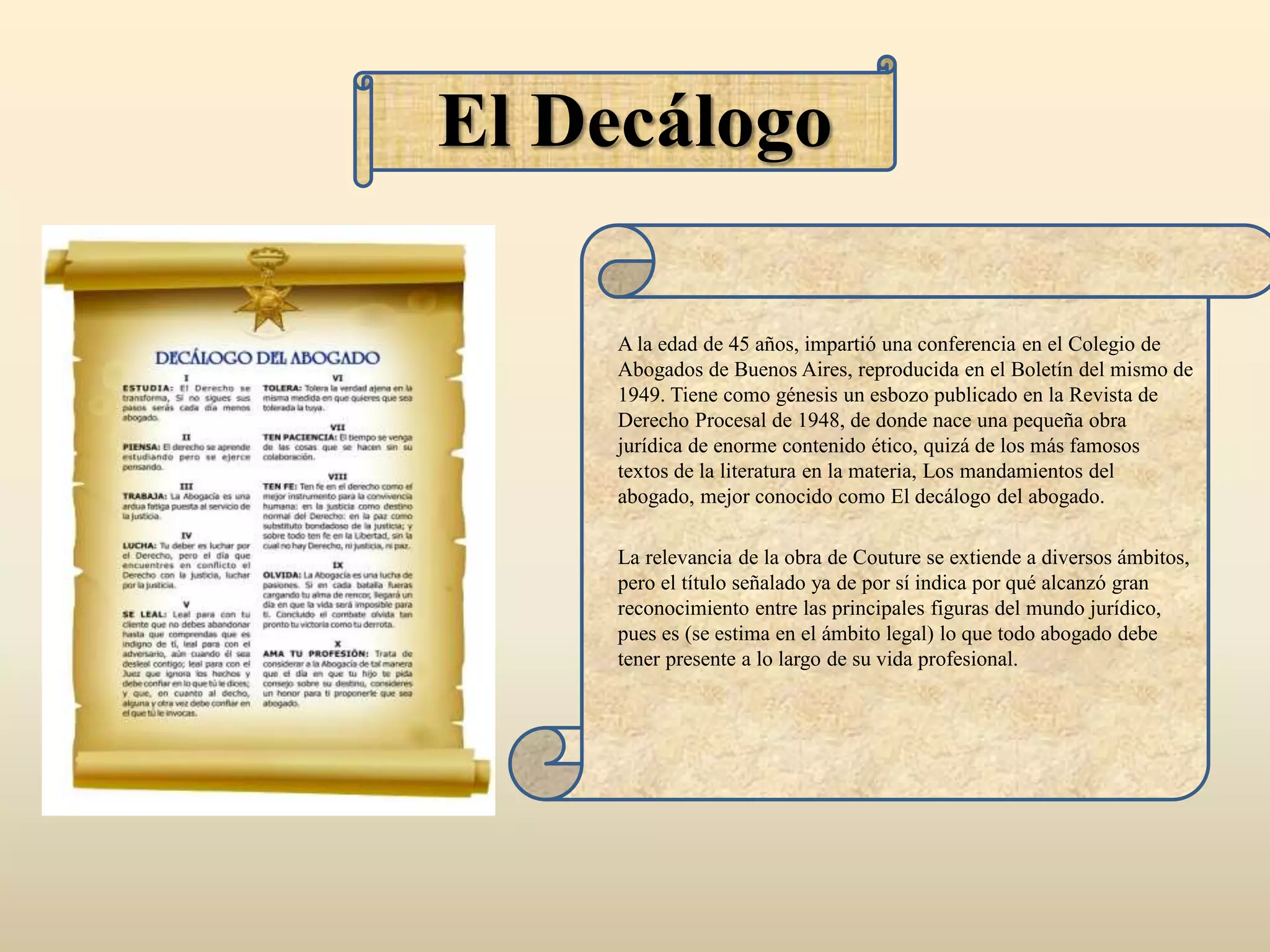 Decalogo del abogado
