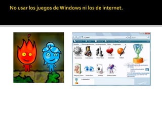 Decalogo de normas en la sala de computacion