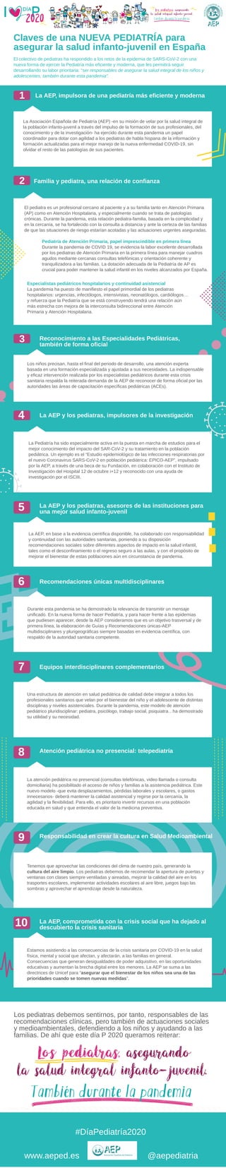 Claves de una NUEVA PEDIATRÍA para
asegurar la salud infanto-juvenil en España
El colectivo de pediatras ha respondido a l...