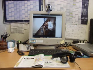 De camino al trabajo