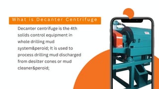 Decanter Centrifuges | PPTX