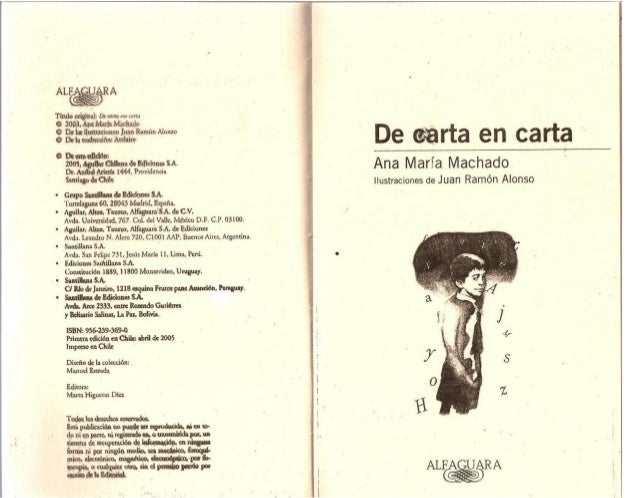 De carta en carta. ana maría machado
