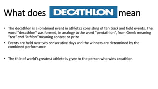 What Is Decathlon?